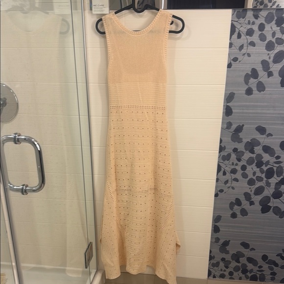 ALC Tan Maxi Sundress Sleeveless Scoop Neck - Picture 6 of 9